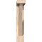 Ekena Millwork Traditional Block Smooth Bracket w/ Offset Brace, Douglas Fir, 3 1/2"W x 18"D x 18"H BKT0402X18X18TRA05SDF - alternate 2
